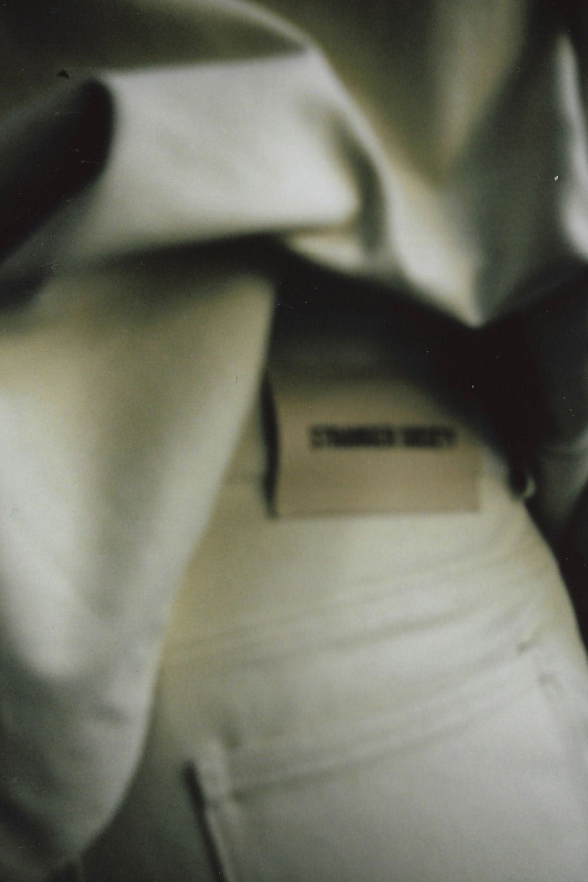 Natural heavy twill pants