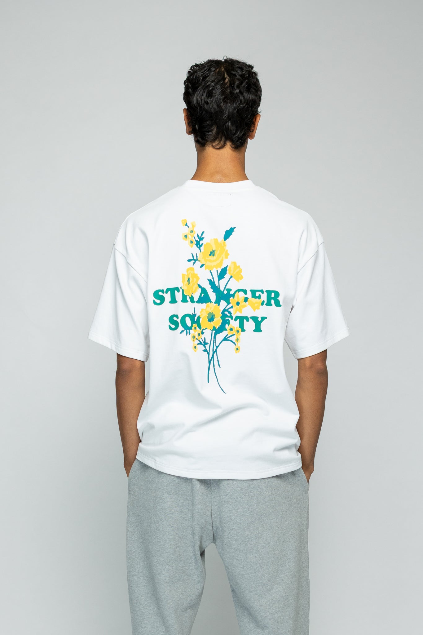 Bold Bouquet Tshirt - White