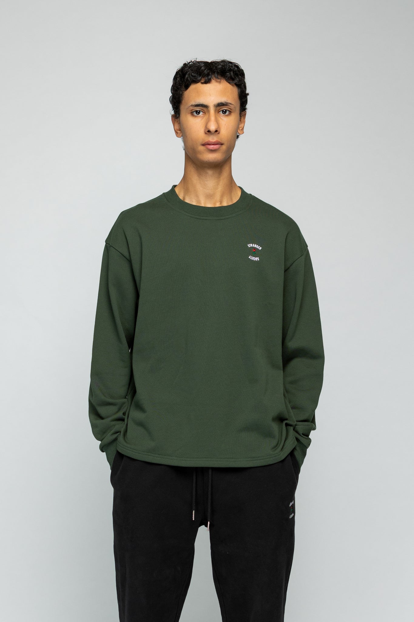 Crew Longsleeve Sweater - Green