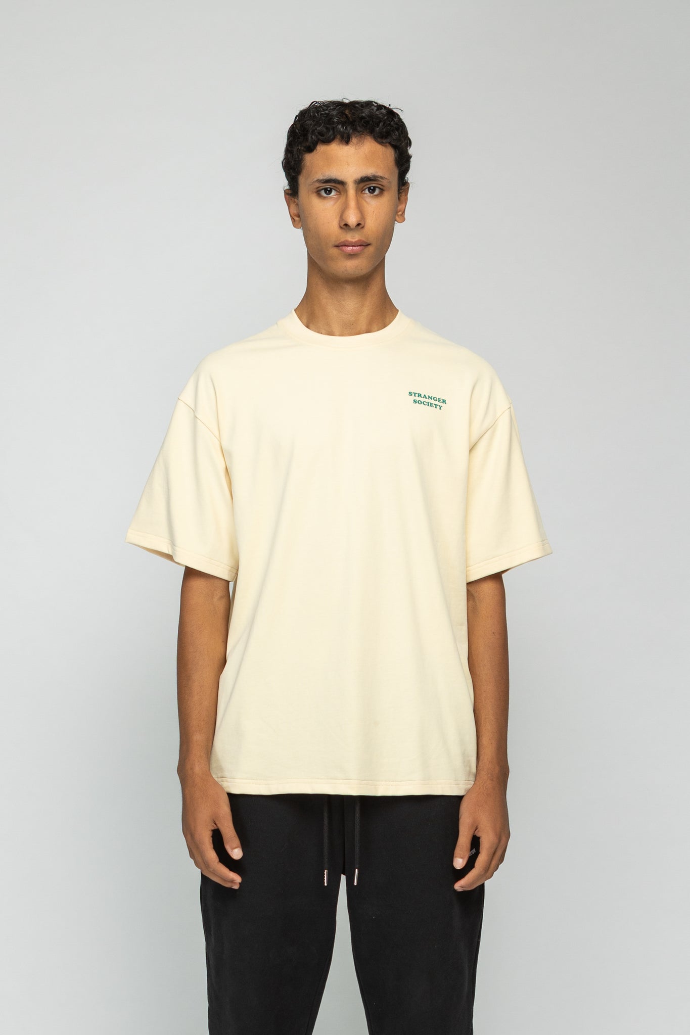 Bold Bouquet Tshirt - Nude