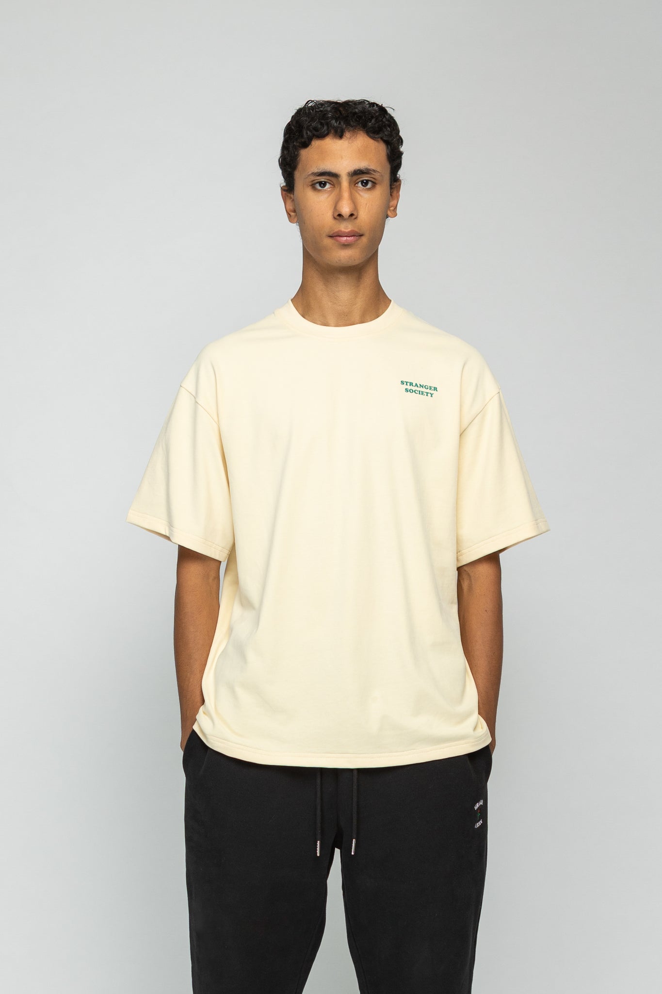 Bold Bouquet Tshirt - Nude