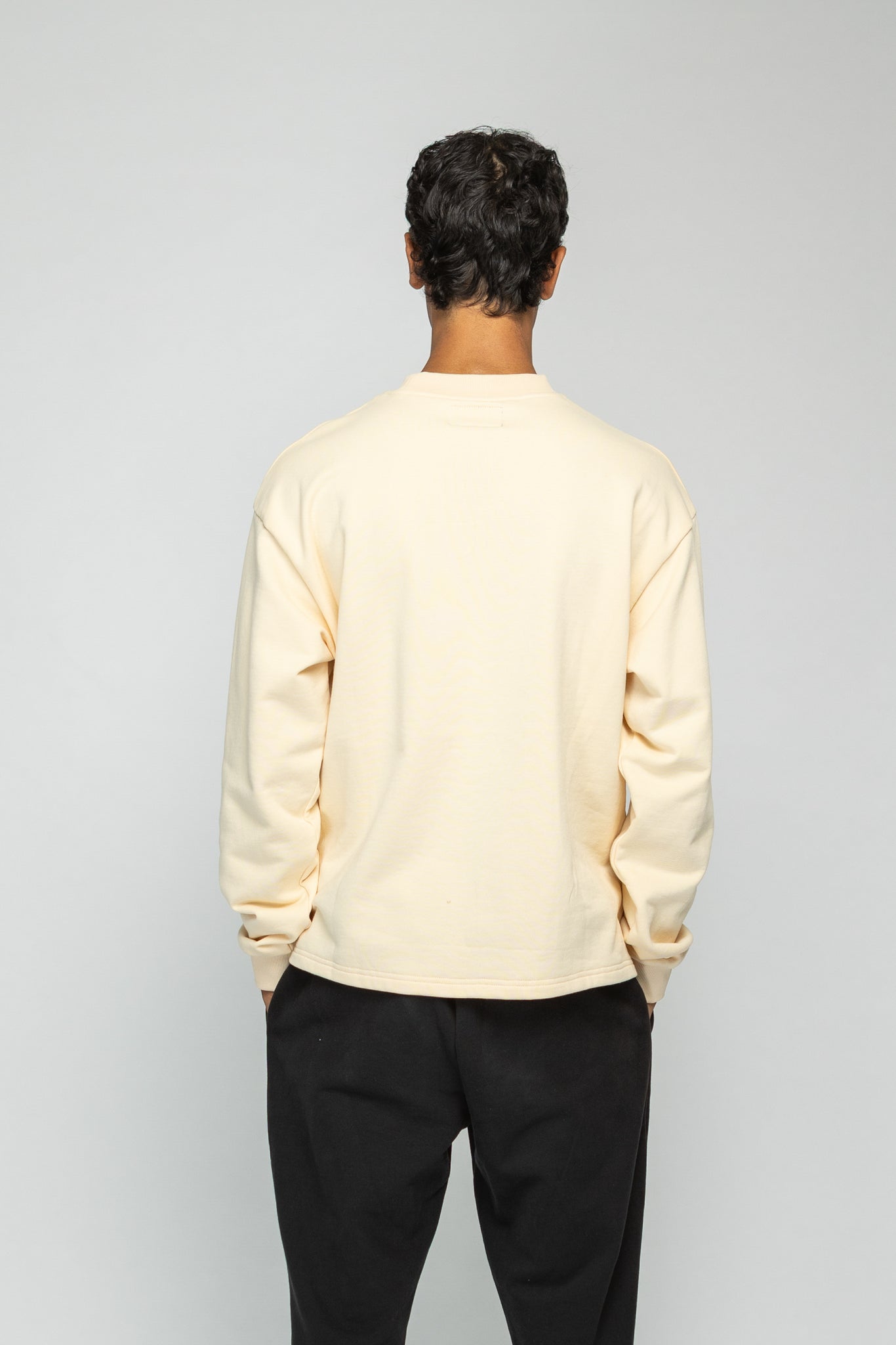 Crew Longsleeve Sweater - Nude