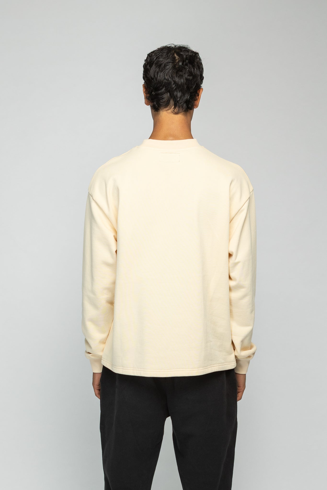 Crew Longsleeve Sweater - Nude