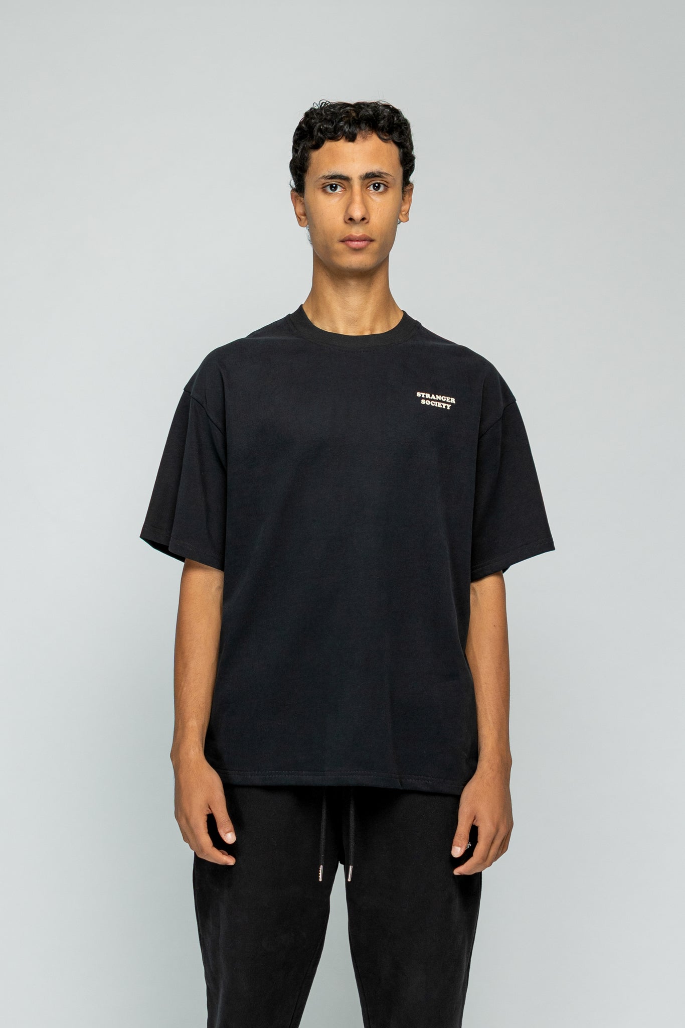 Bold Bouquet Tshirt - Black