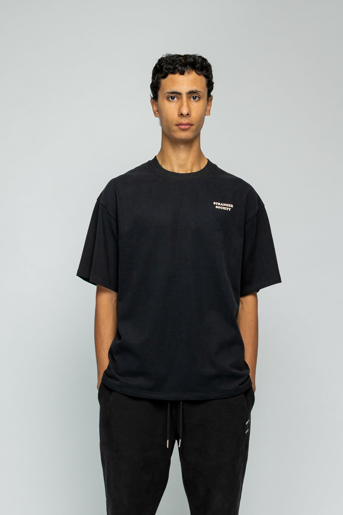 Bold Bouquet Tshirt - Black