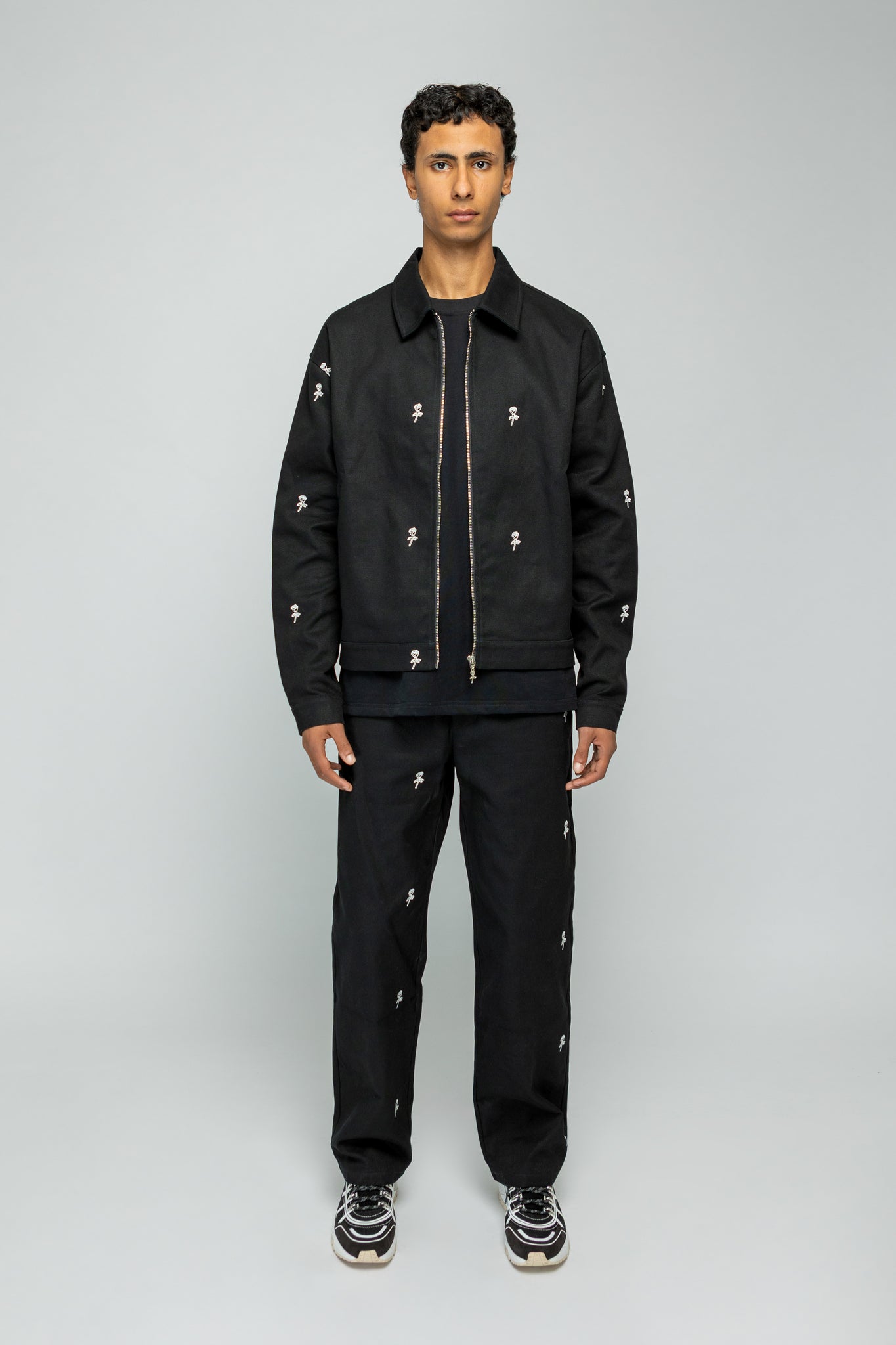 Roses Jacket - Black