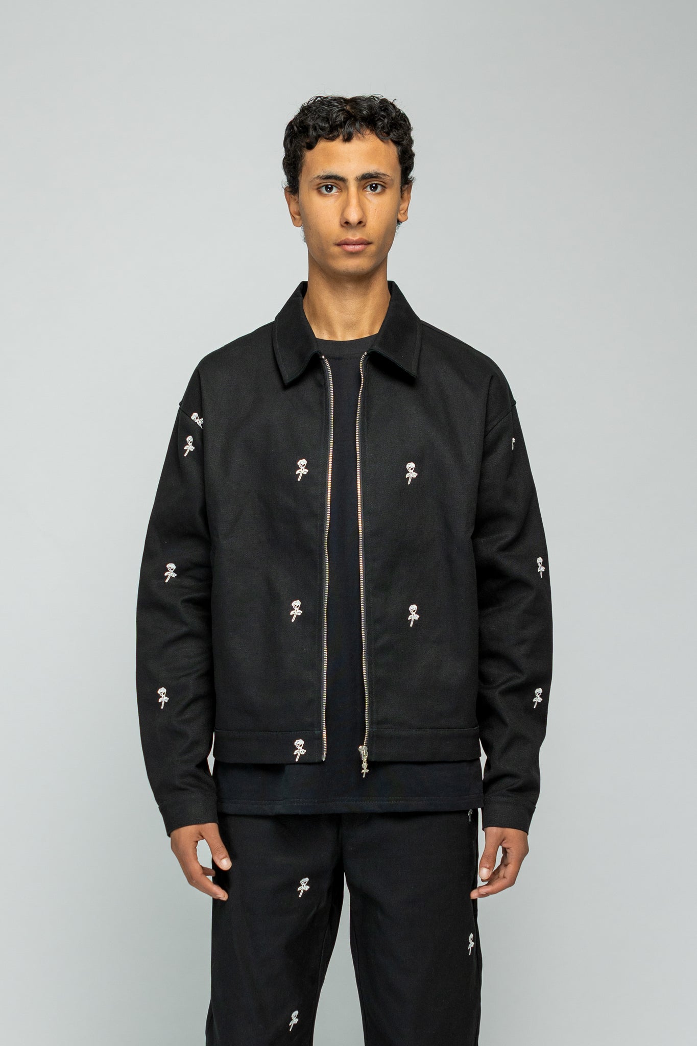 Roses Jacket - Black