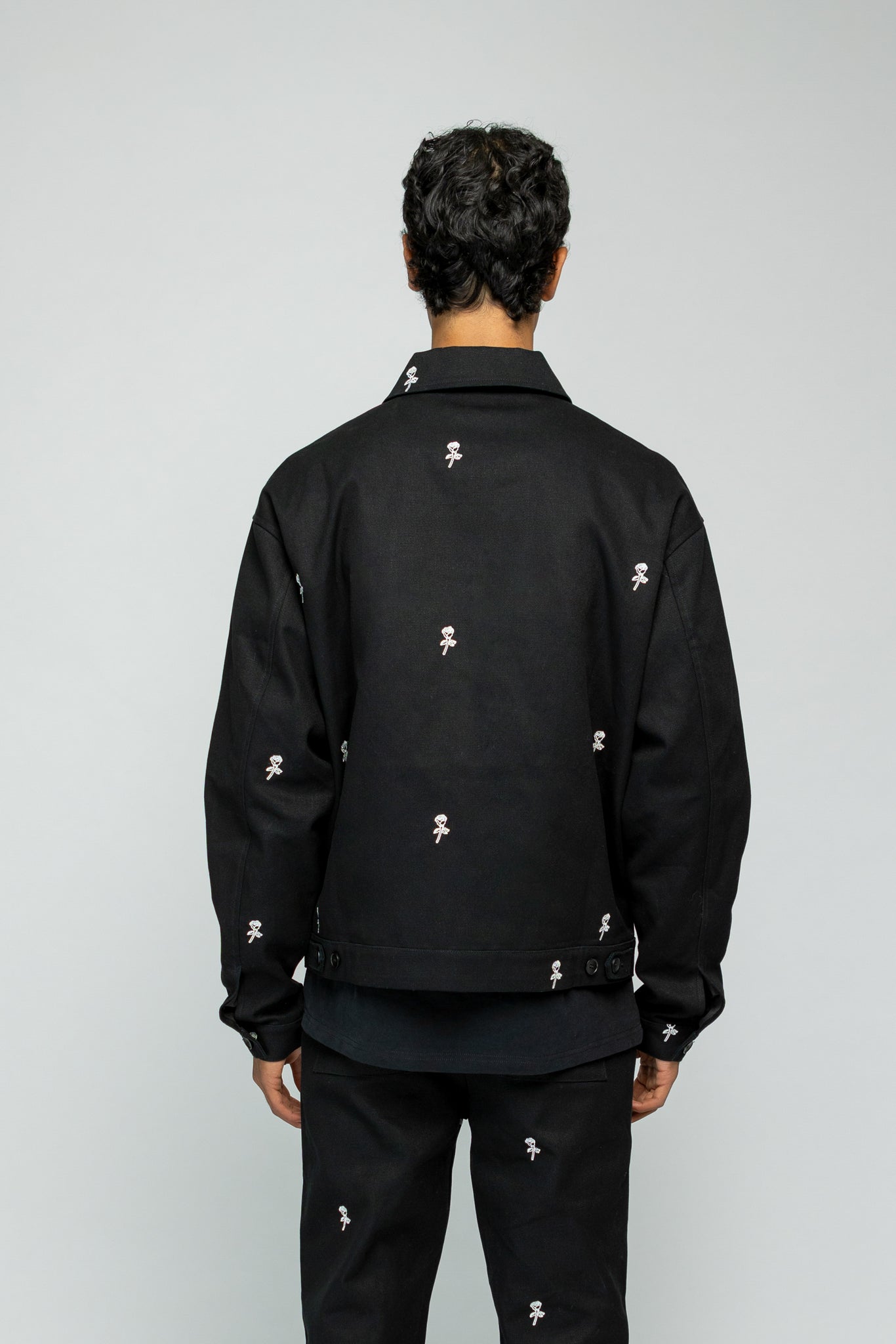 Roses Jacket - Black