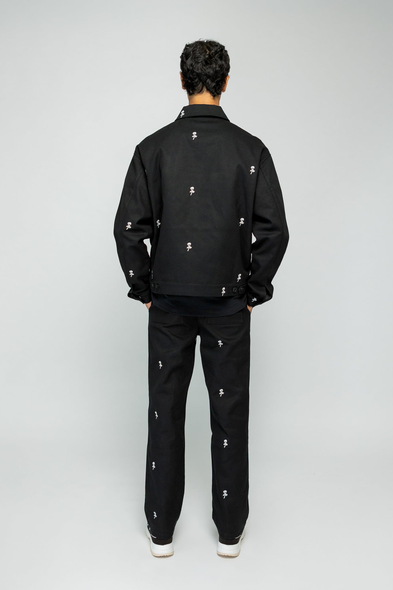 Roses Pants - Black