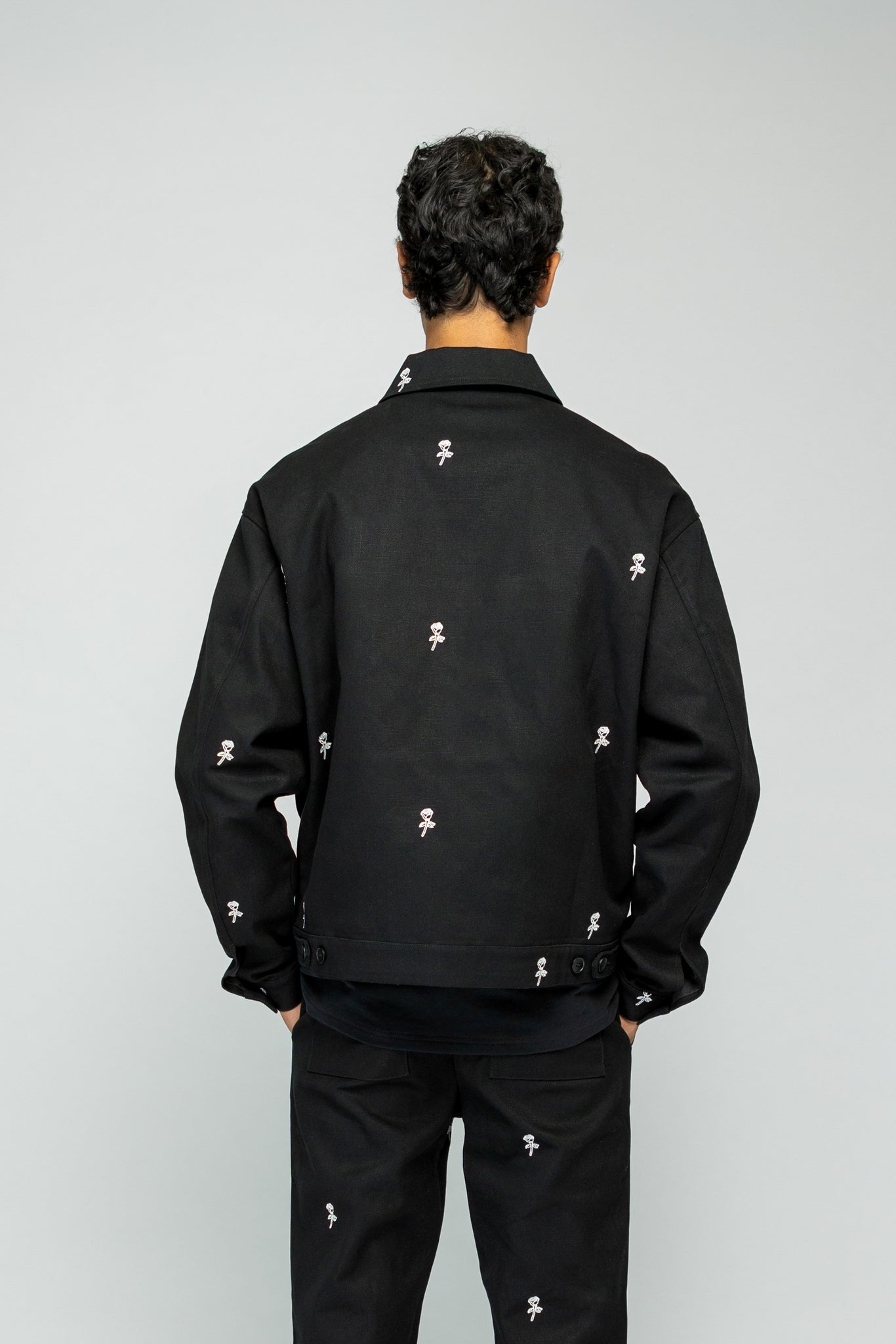 Roses Jacket - Black