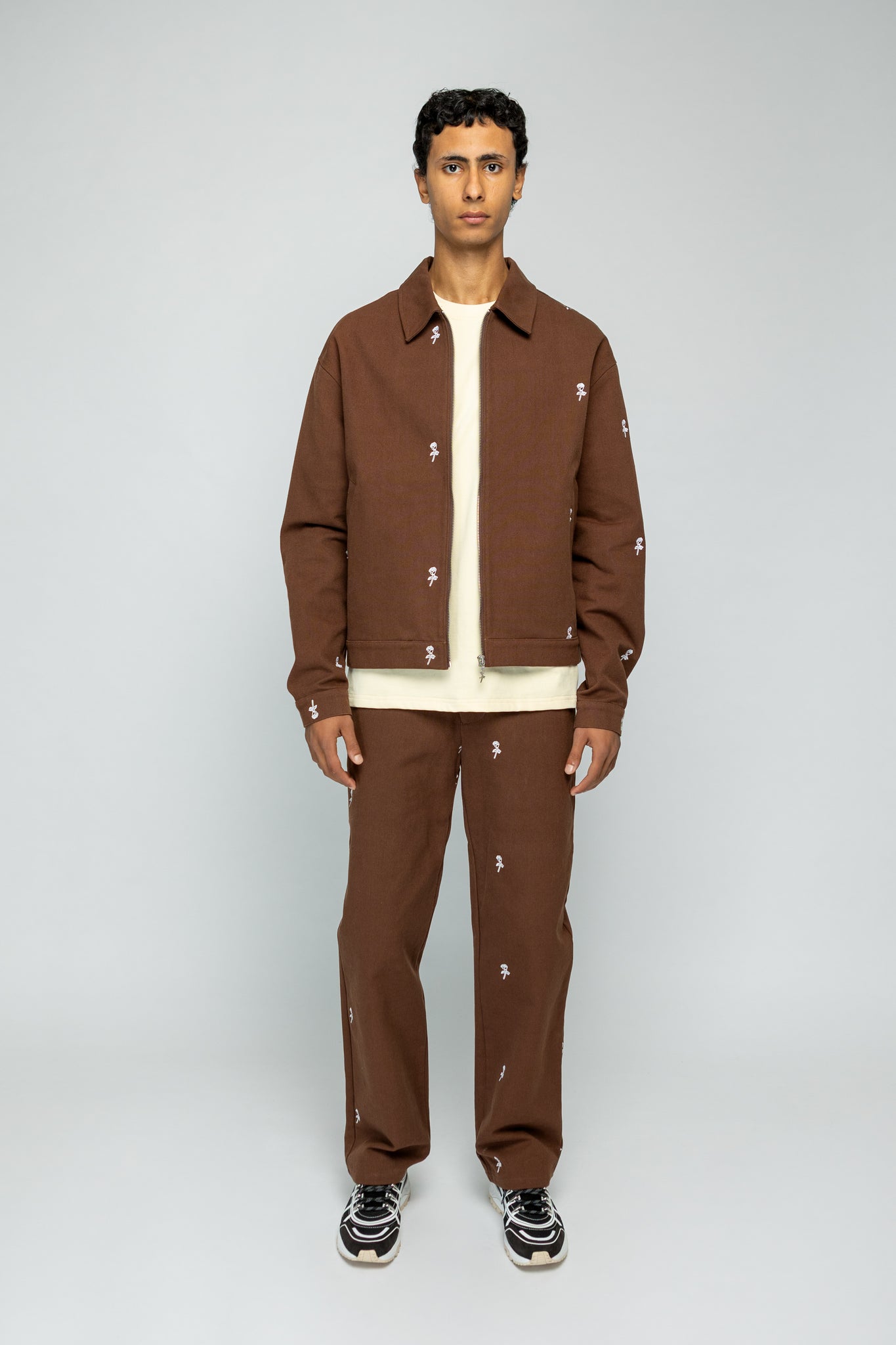 Roses Pants - Brown