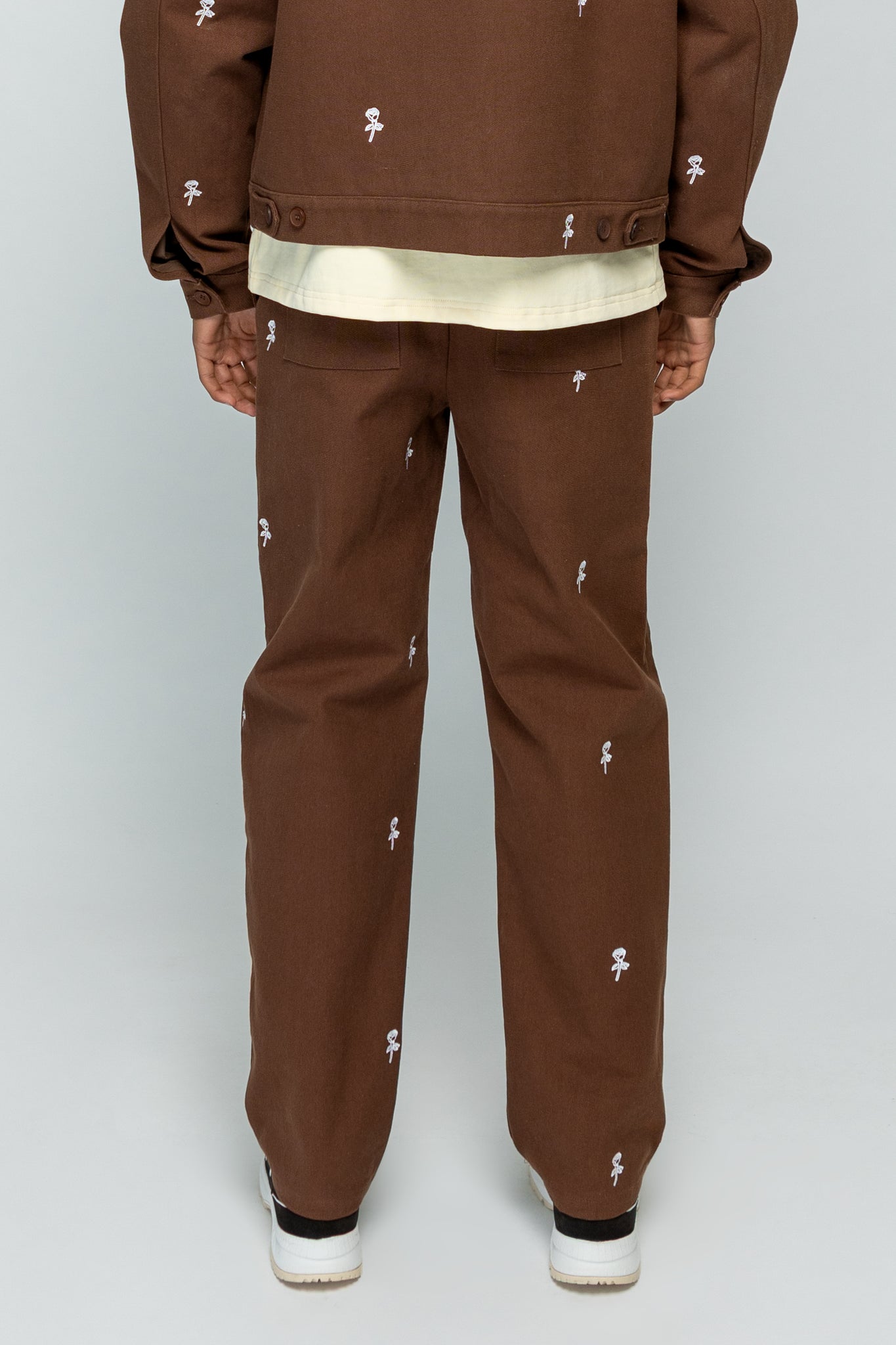 Roses Pants - Brown