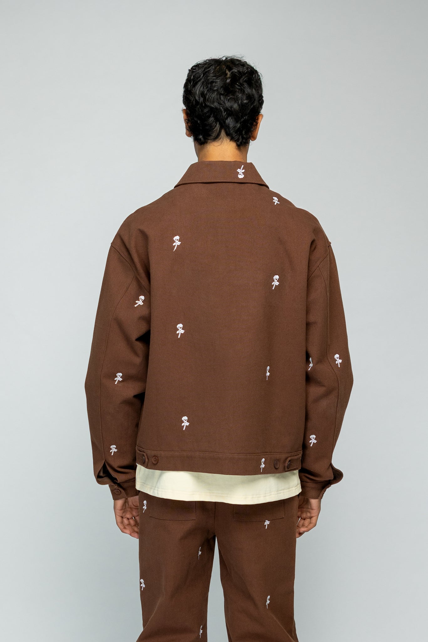 Roses Jacket - Brown