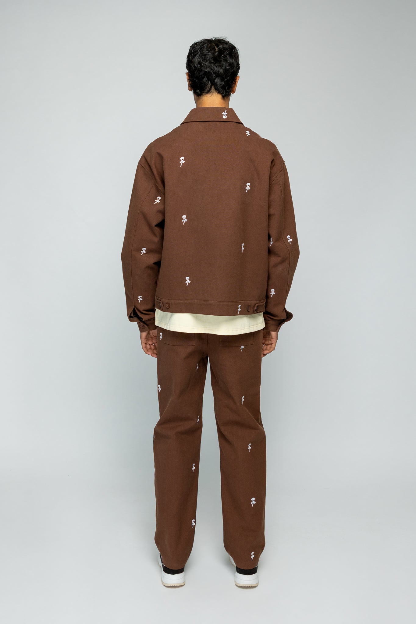 Roses Jacket - Brown