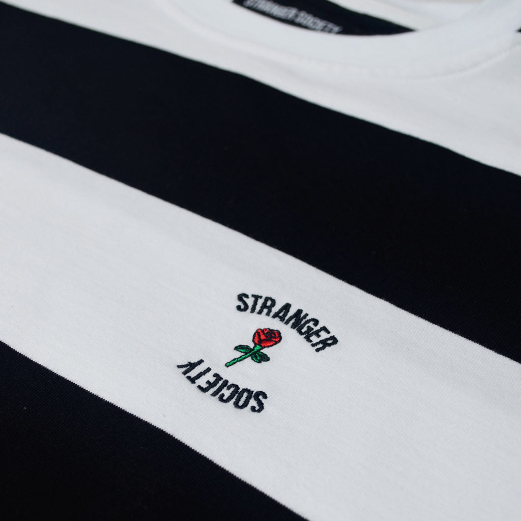 Crew stripe t-shirt black