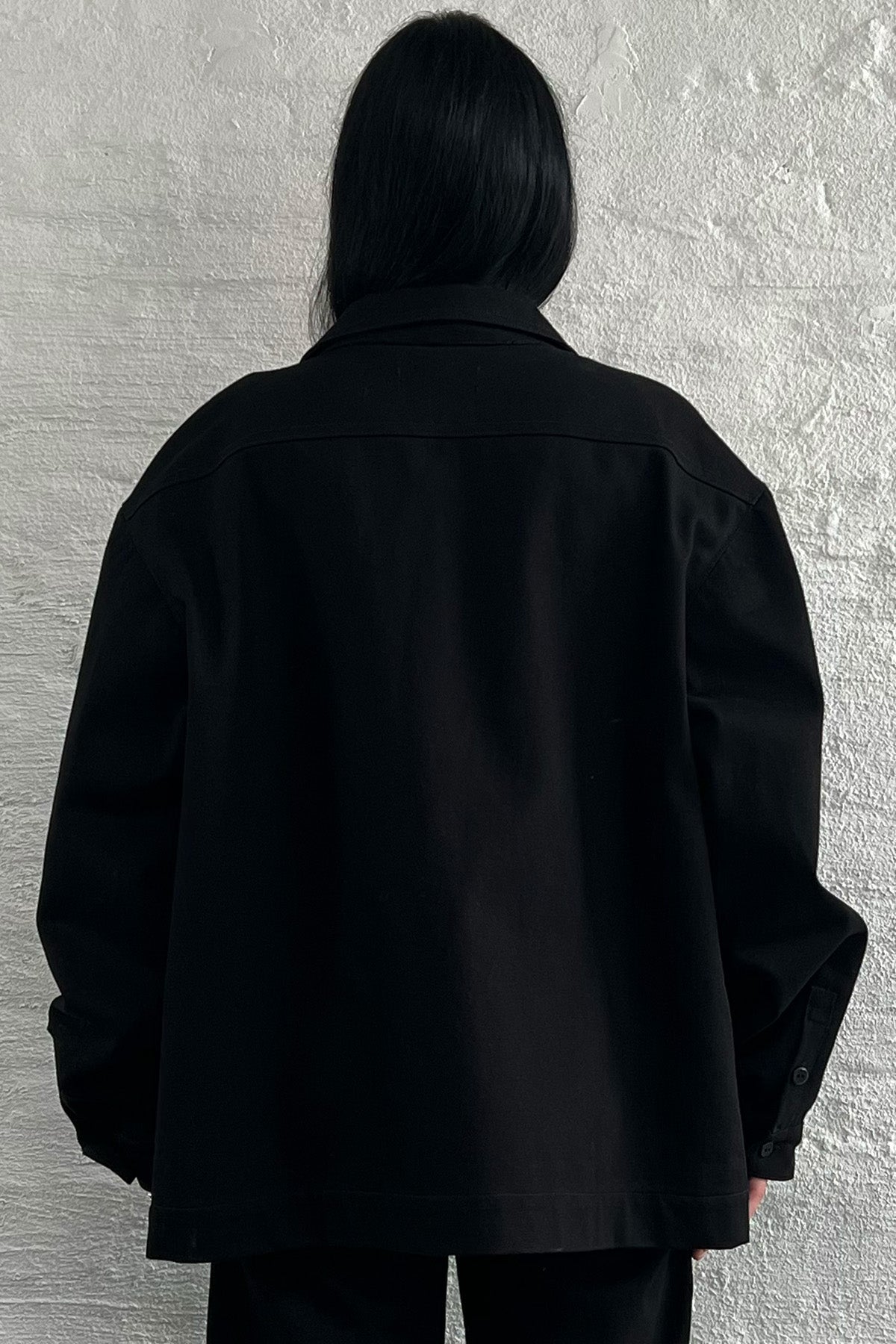 Black heavy twill jacket