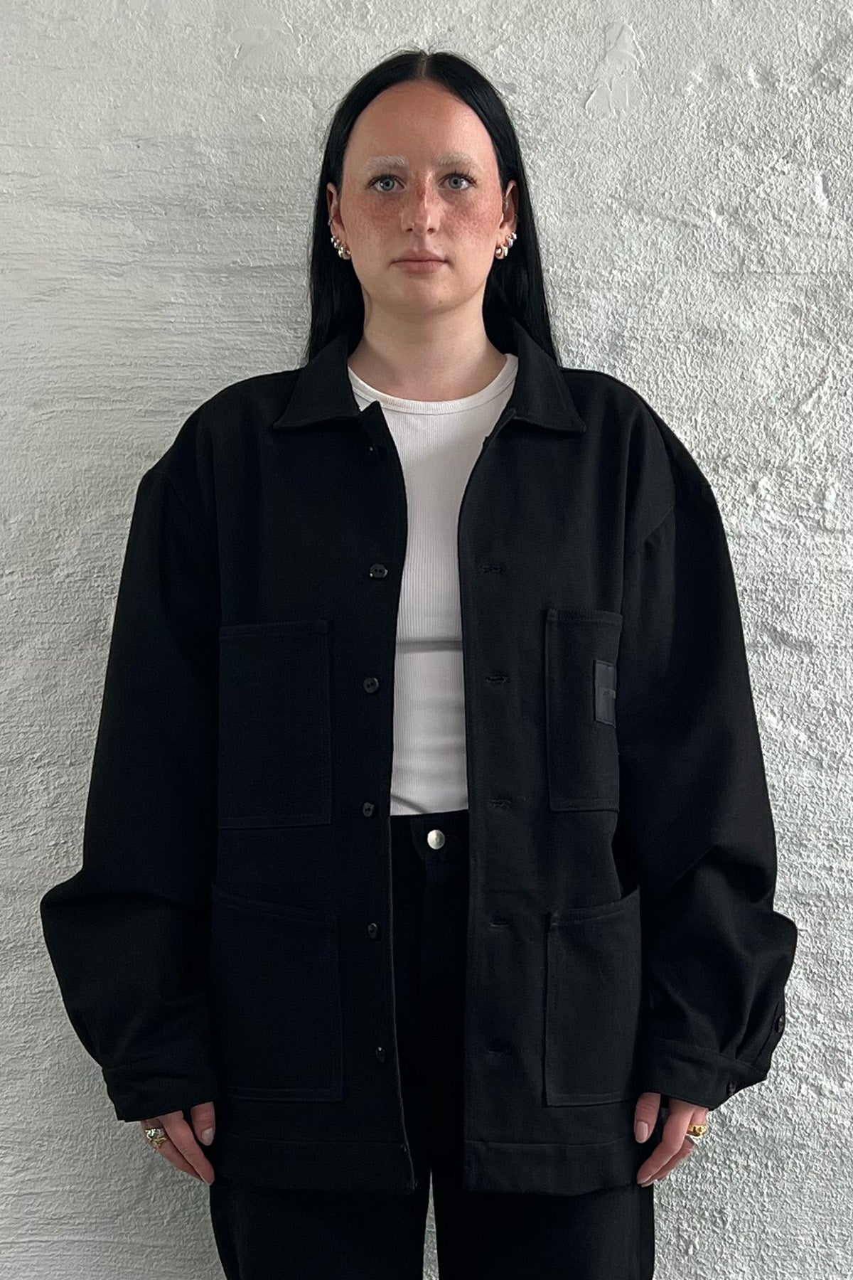 Black heavy twill jacket