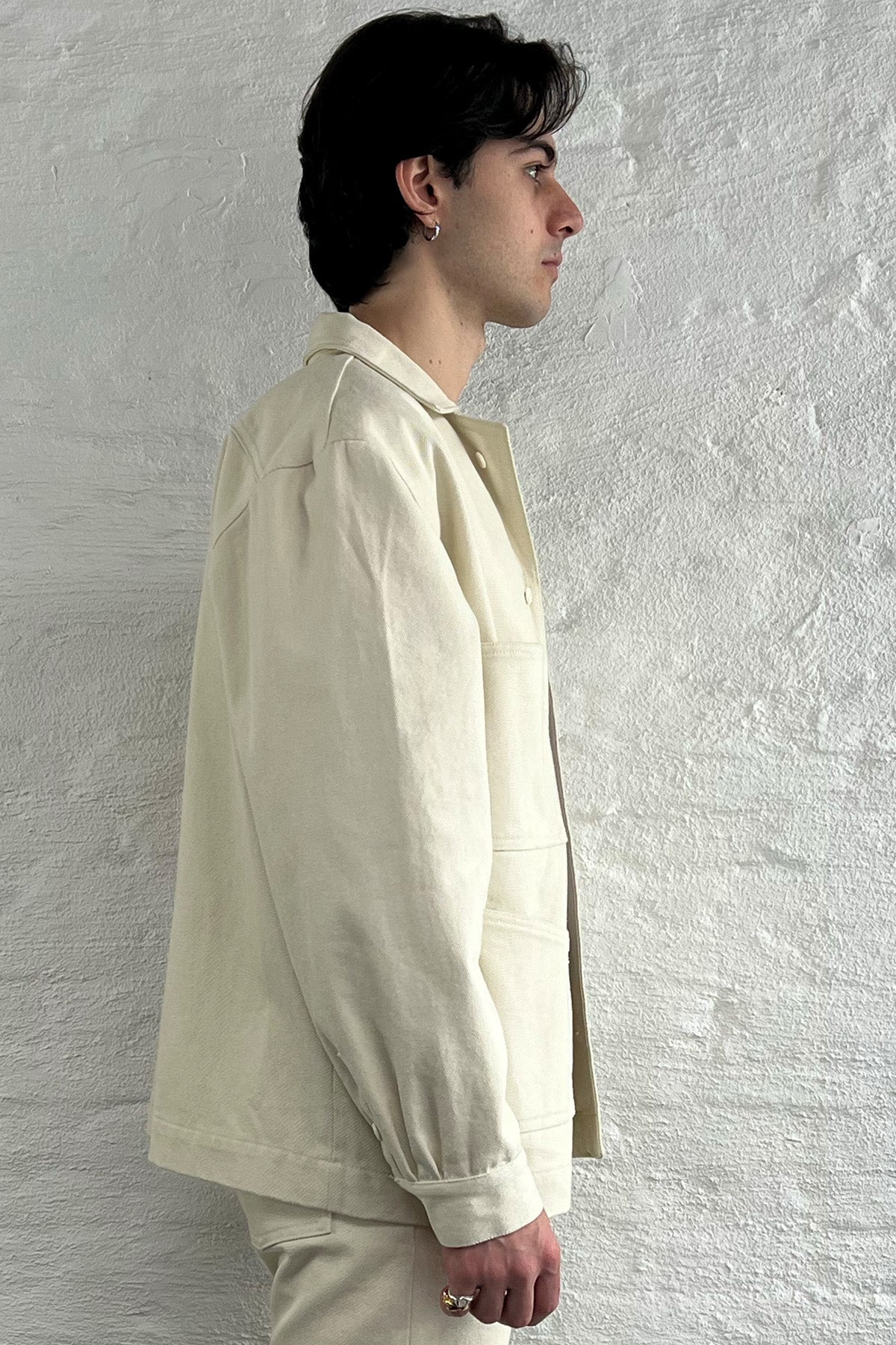 Natural heavy twill jacket