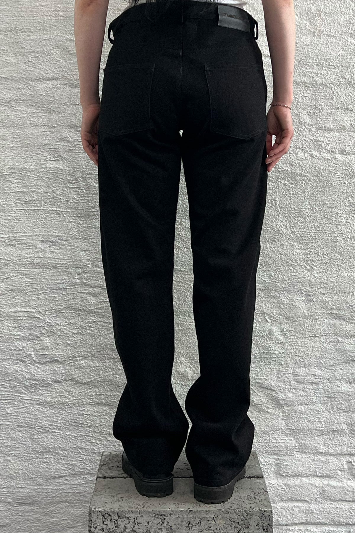 Black heavy twill pants