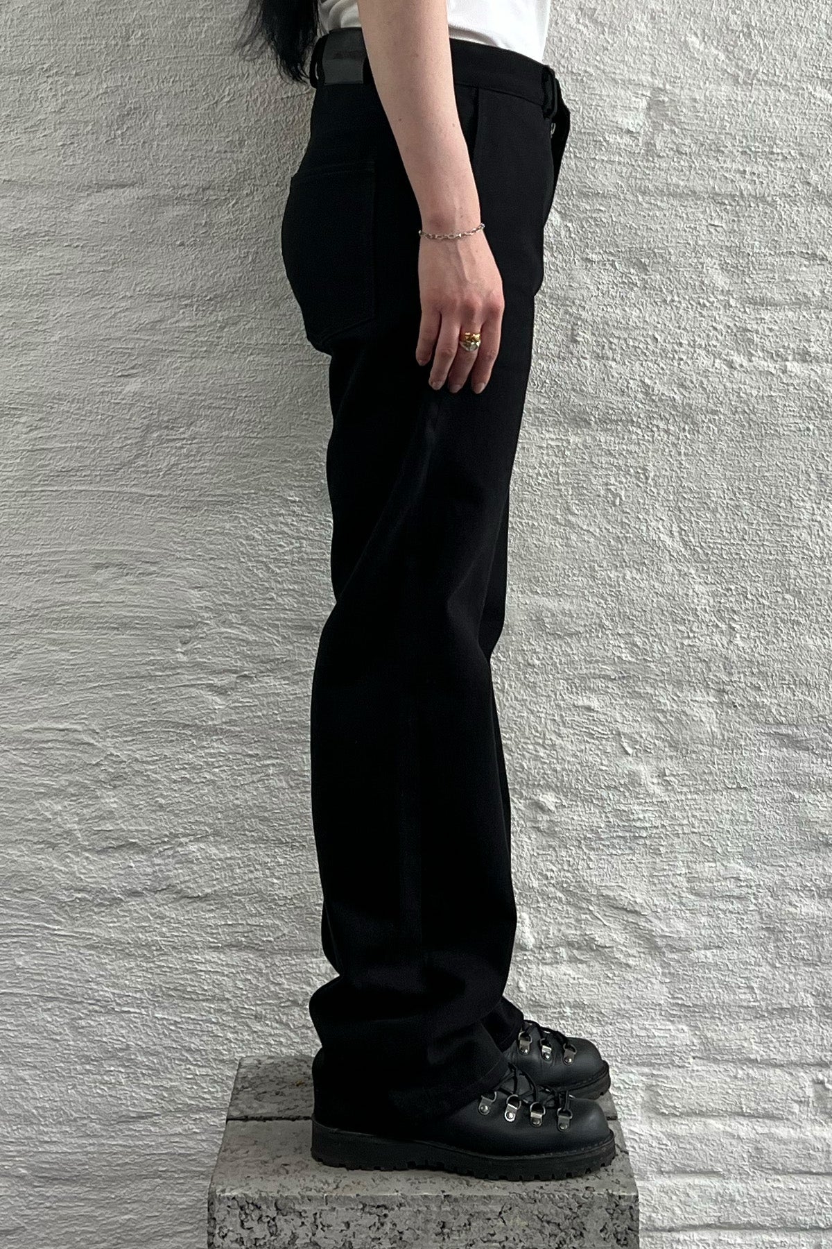 Black heavy twill pants