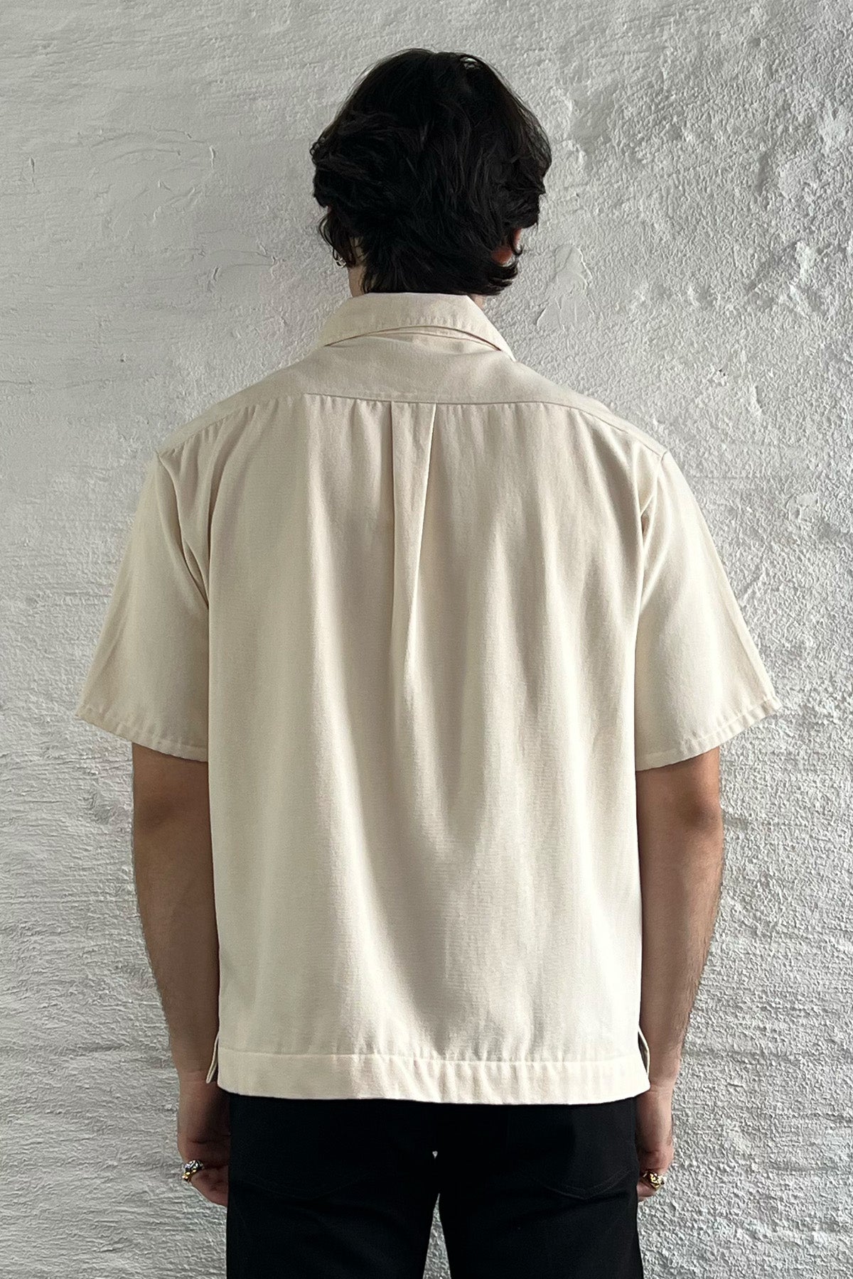 Off-white heavy canvas shirt