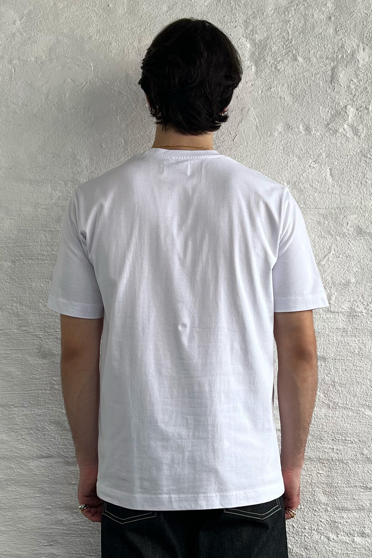 Patch logo t-shirt white