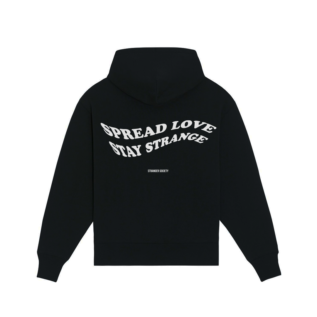 Spread love hoodie black