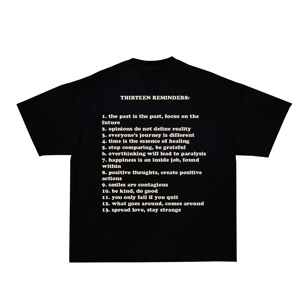 Reminders t-shirt Black