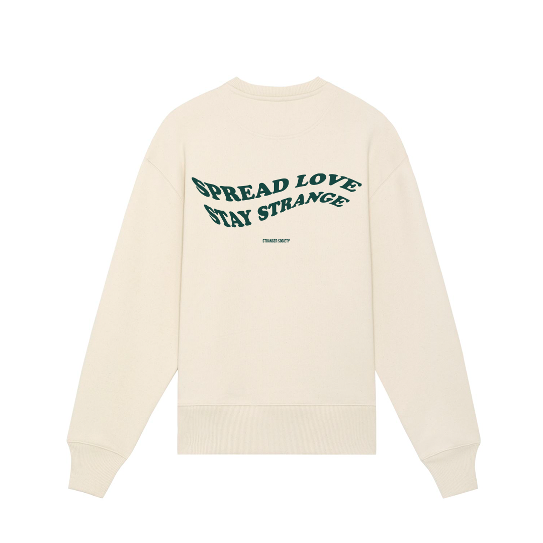 Spread love crewneck nude