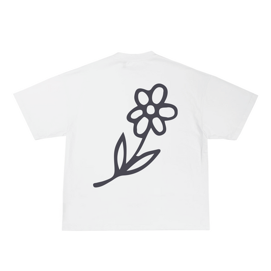 Flower t-shirt White